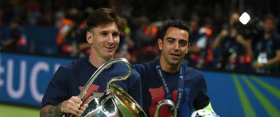 Leo Messi i Xavi