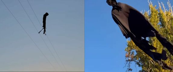 Dron u kostimu Dementora iz Harry Pottera