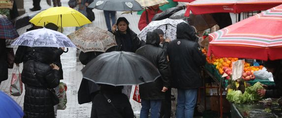 Kišni dan, ilustracija