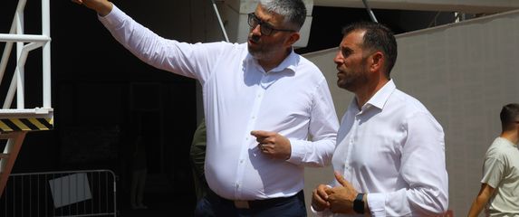 Hajdukov predsjednik Ivan Bilić i splitski gradonačelnik Tomislav Šuta