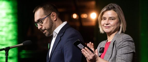 Tomislav Tomašević i Sandra Benčić