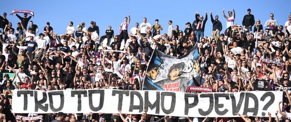 Poruka Torcide na utakmici Hajduk - Lokomotiva