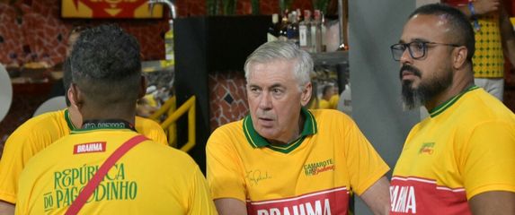 Carlo Ancelotti u dresu Brazila