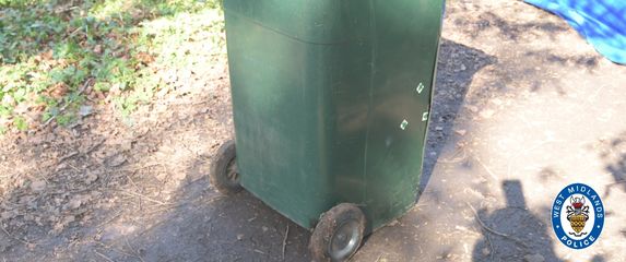 Kanta u kojoj je pronađeno tijelo muškarca