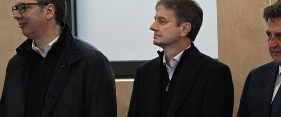 Aleksandar Vučić i Darko Glišić