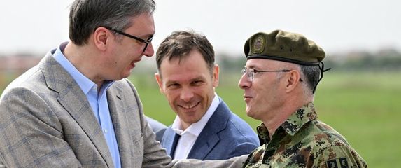 Aleksandar Vučić i Milan Mojsilović