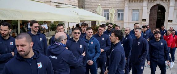 Hrvatski rukometaši u Zadru