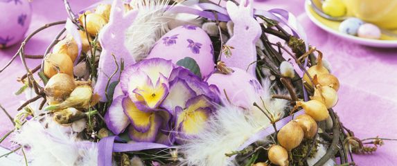 Uskrsne dekoracije s perjem - 6