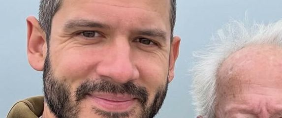 Boris Rogoznica s tatom