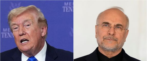 Donald Trump i Mohammad Bagher Ghalibaf