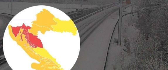 Snijeg u Gorskom kotaru