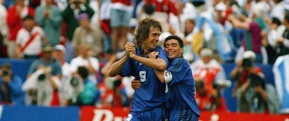 Gabriel Batistuta i Diego Maradona