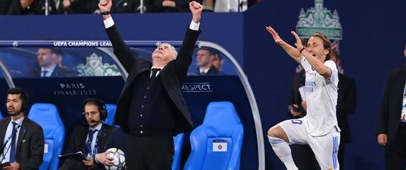 Carlo Ancelotti i Luka Modrić