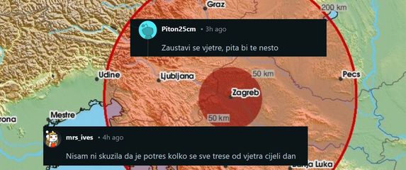 Reakcije na potres u Zagrebu