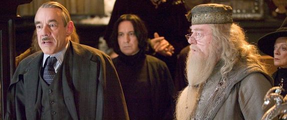 Roger Lloyd-Pack, Michael Gambon, Alan Rickman, Maggie Smith