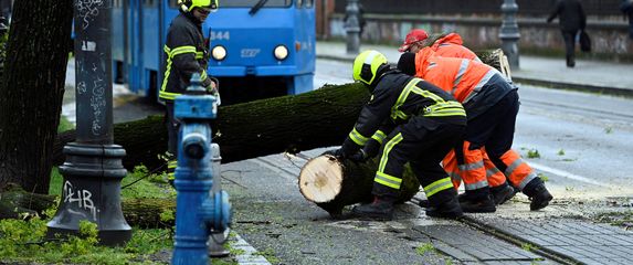 Posljedice nevremena u Zagrebu
