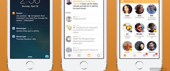 Foursquare se dijeli na dvije aplikacije, predstavio novu aplikaciju Swarm