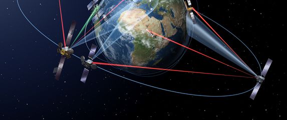Komunikacija među satelitima (Foto: ESA)