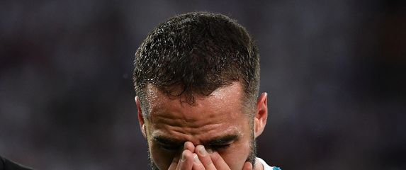 Dani Carvajal u suzama (Foto: AFP)