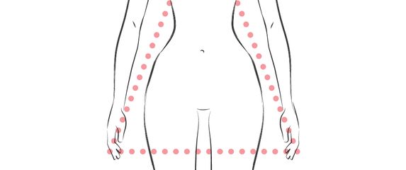 Trokutast oblik tijela ili kruška