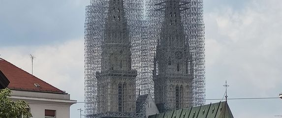 Nova skela na zagrebačkoj katedrali - 7