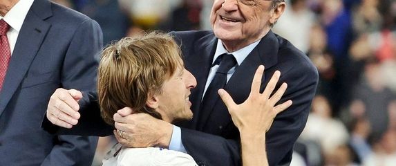 Luka Modrić i Florentino Perez