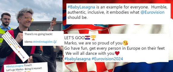 Baby Lasagna na Eurosongu 2024 i poruke podrške