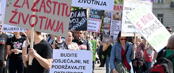 Marš za životinje održan u travnju u Zagrebu