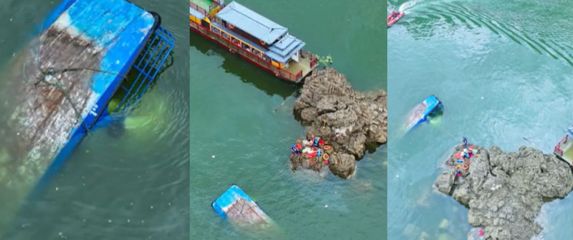 Potonuli brod u provinciji Guizhou u Kini