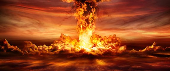 Eksplozija nuklearne bombe, ilustracija
