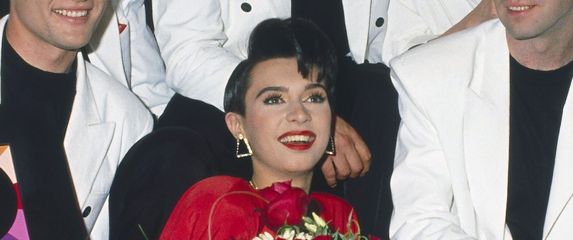 Emilija Kokić 1989. nakon pobjede na Eurosongu
