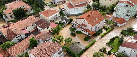 Posljedice poplava u Medulinu snimljene dronom - 1