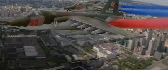 Prelet ruskih ratnih aviona iznad Moskve - 1