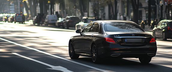 Automobil kakav je sudjelovao u nesreći, ilustracija, AI