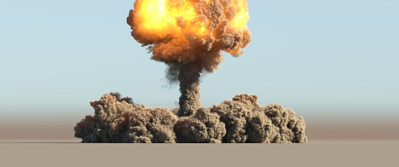 Nuklearna eksplozija, ilustracija