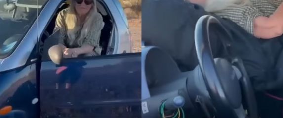 Žena koja kampira u Smartu