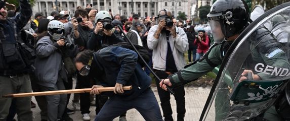 Prosvjed umirovljenika u Argentini