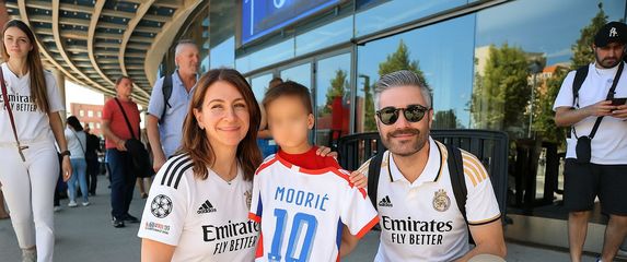 Modrićevi navijači u Madridu