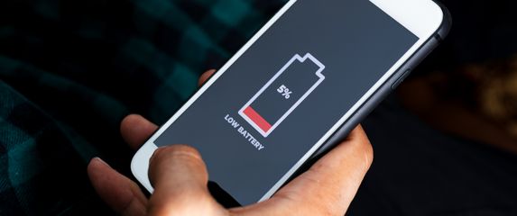 Prazna baterija, ilustracija