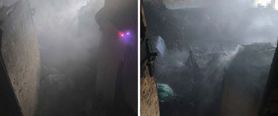 Požar stana u Osijeku