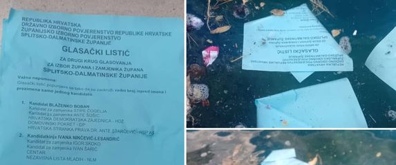 Glasački listići u Splitsko-dalmatinskoj županiji