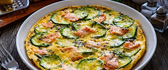 Fritata s tikvicama i sirom