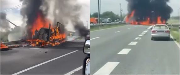 Nesreća na A3 kod Sredanaca