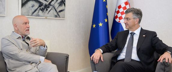 John Malkovich i Andrej Plenković