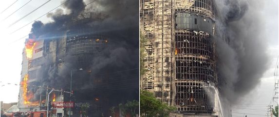 Požar u trgovačkom centru u Iranu