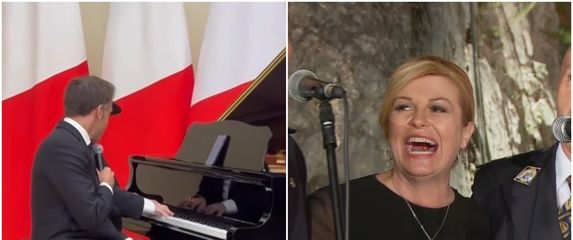 Emmanuel Macron i Kolinda Grabar-Kitarović
