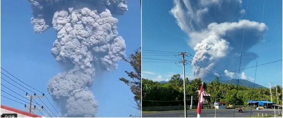 Erupcija vulkana Mount Dukono