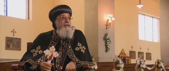 Koptski papa za Dnevnik Nove TV