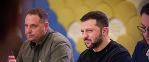 Andrij Jermak i Volodimir Zelenski