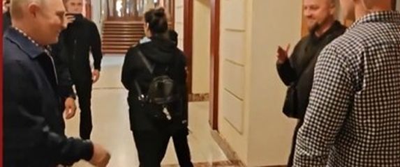 Vladimir Putin u hotelu